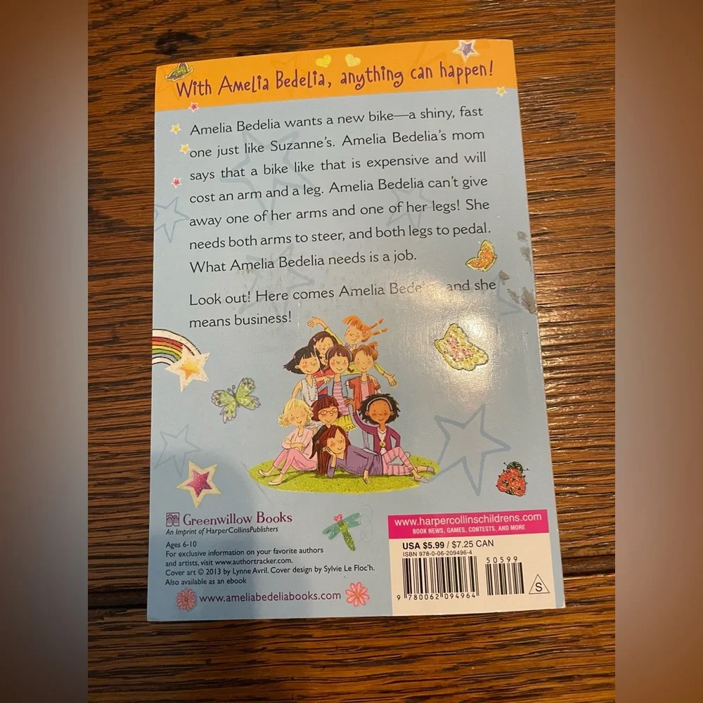 Scholastic Amelia Bedelia Means Business - Orange Cover with Blue Accent